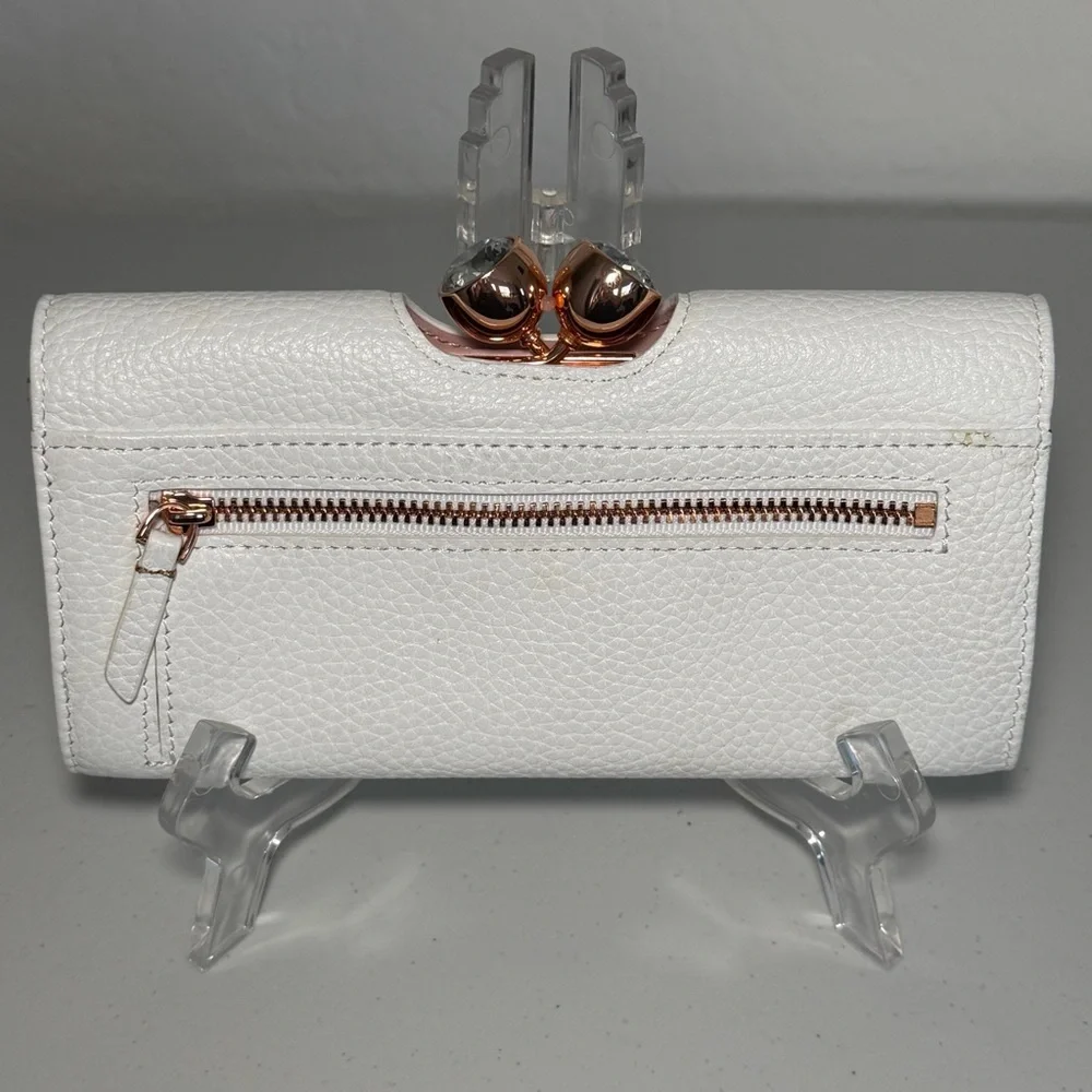 NWT Ted Baker Muscovy Bobble Matinee Textured Leather Wallet - Picture 2 of 10
